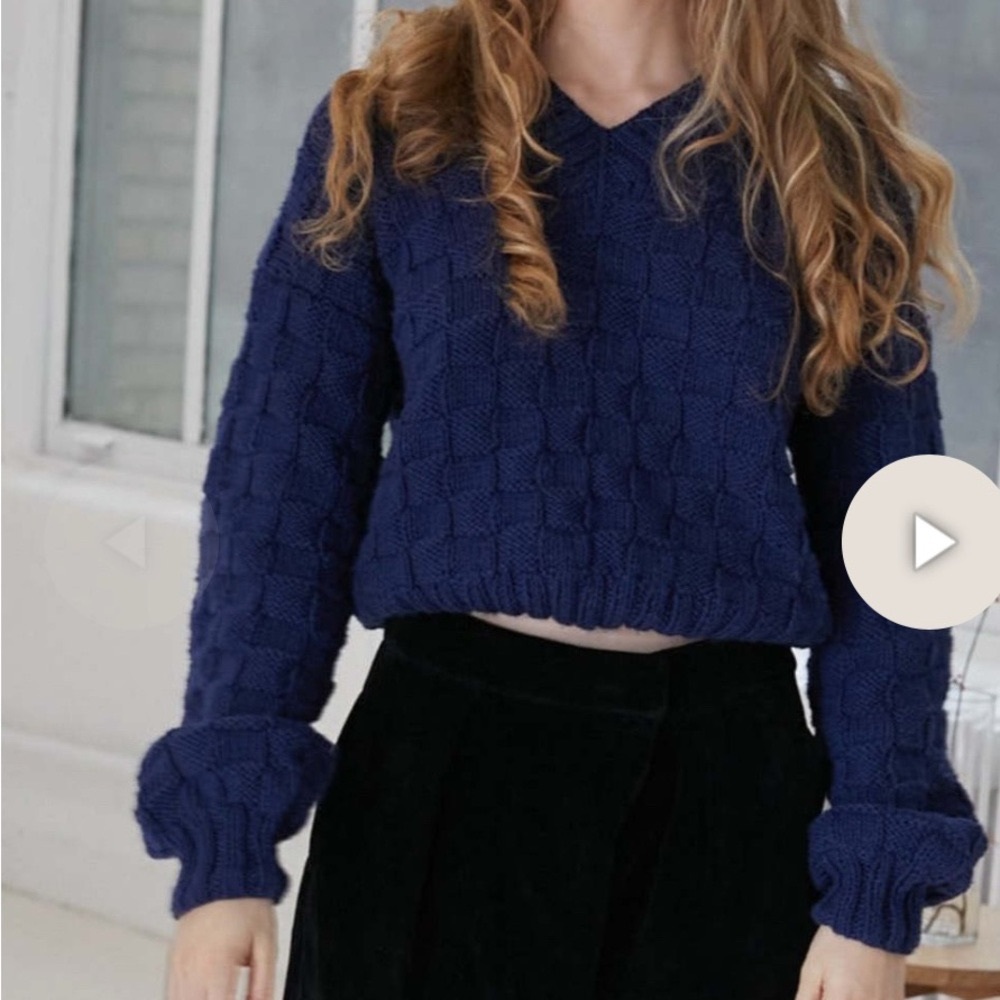 Rujuta Sheth Anna hand knit sweater NWT XS/S